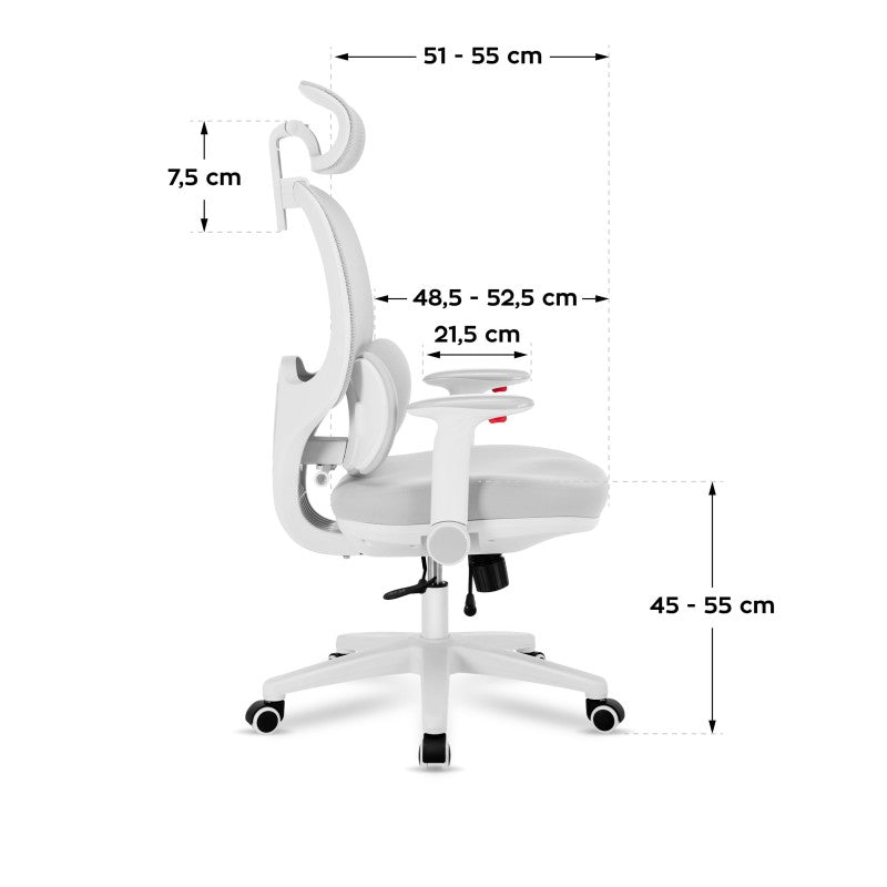Mark Adler Junior 6.3 Grey ergonomska dječja stolica - slika 7