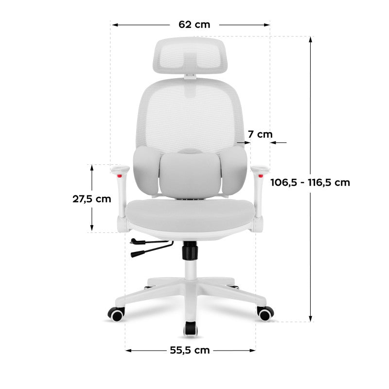 Mark Adler Junior 6.3 Grey ergonomska dječja stolica - slika 9