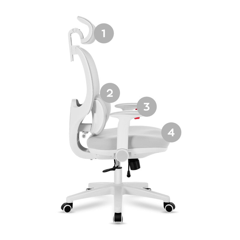 Mark Adler Junior 6.3 Grey ergonomska dječja stolica - slika 14