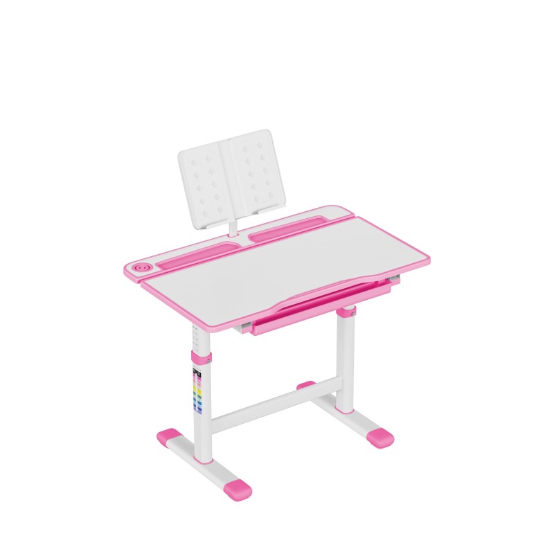 Mark Adler Study 3.0 Pink podesivi dječji radni stol 66 cm - slika 12
