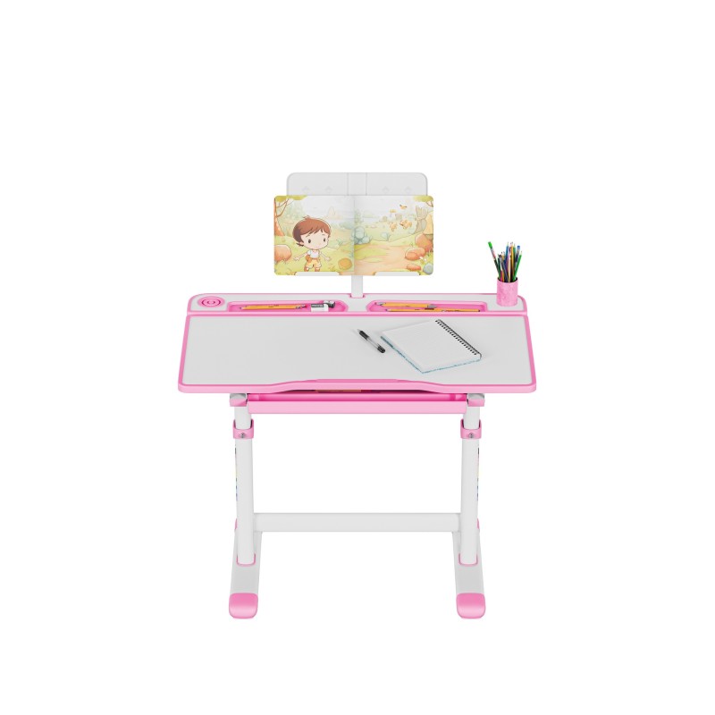 Mark Adler Study 3.0 Pink podesivi dječji radni stol 66 cm - slika 22