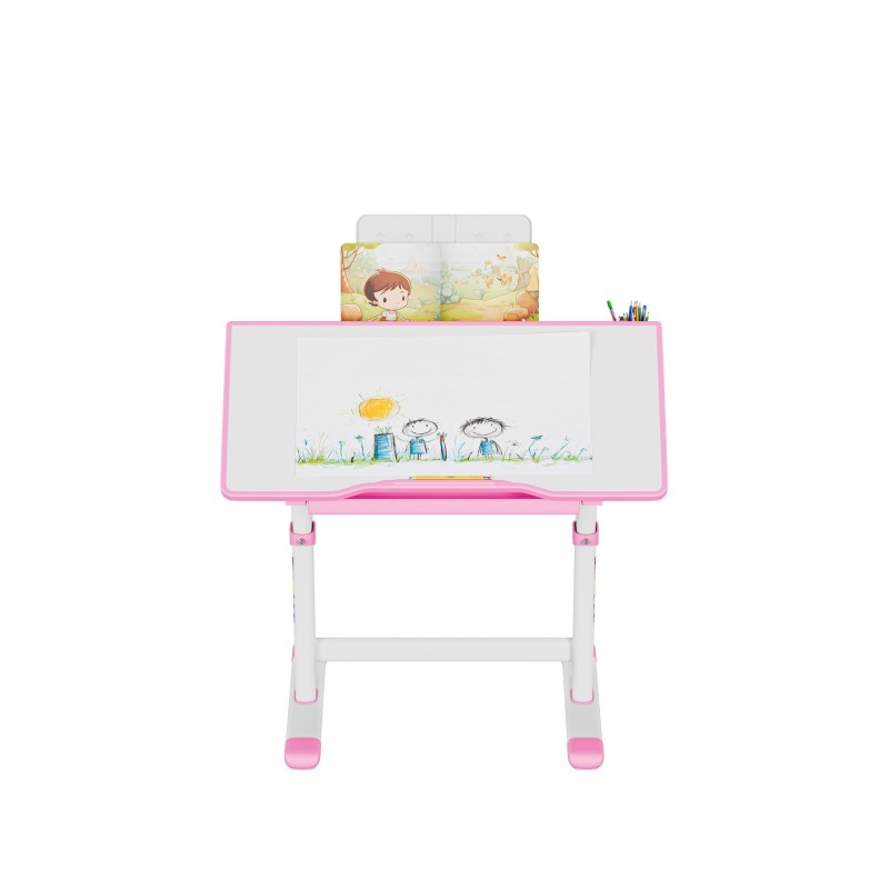 Mark Adler Study 3.0 Pink podesivi dječji radni stol 66 cm - slika 23