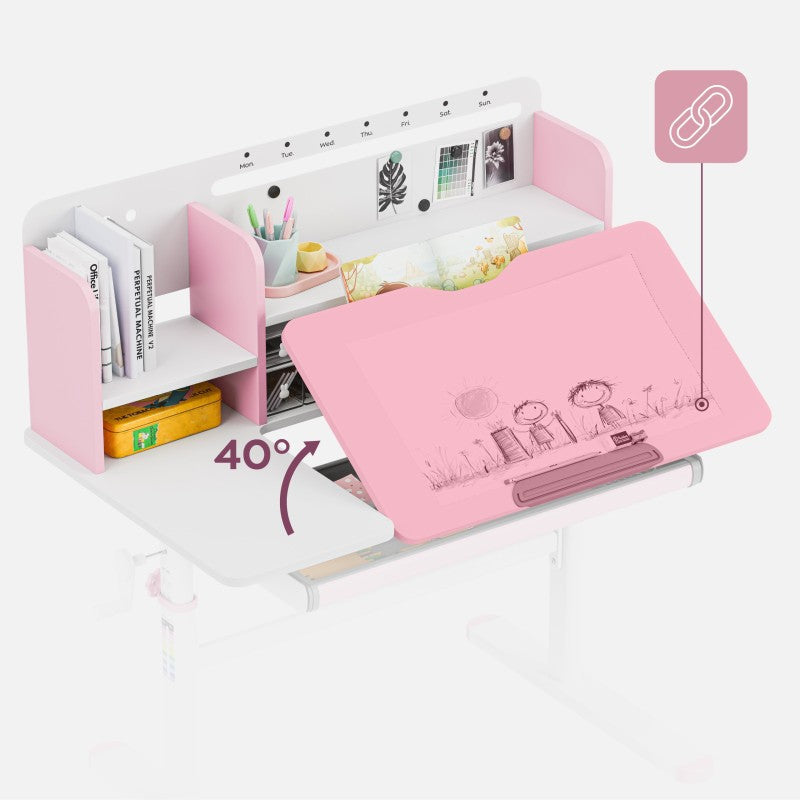 Dječji radni stol Mark Adler Study 5.7 Pink - slika 24