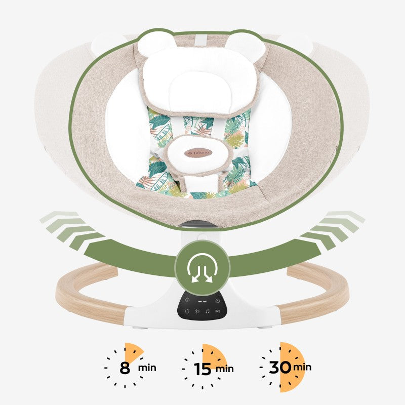 Tulano elektronička stolica za ljuljanje Astrid 35 Beige - slika 20