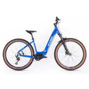 Plavi električni brdski bicikl Econo Gams MTB 29 EEC6 2026, pogled s bočne strane