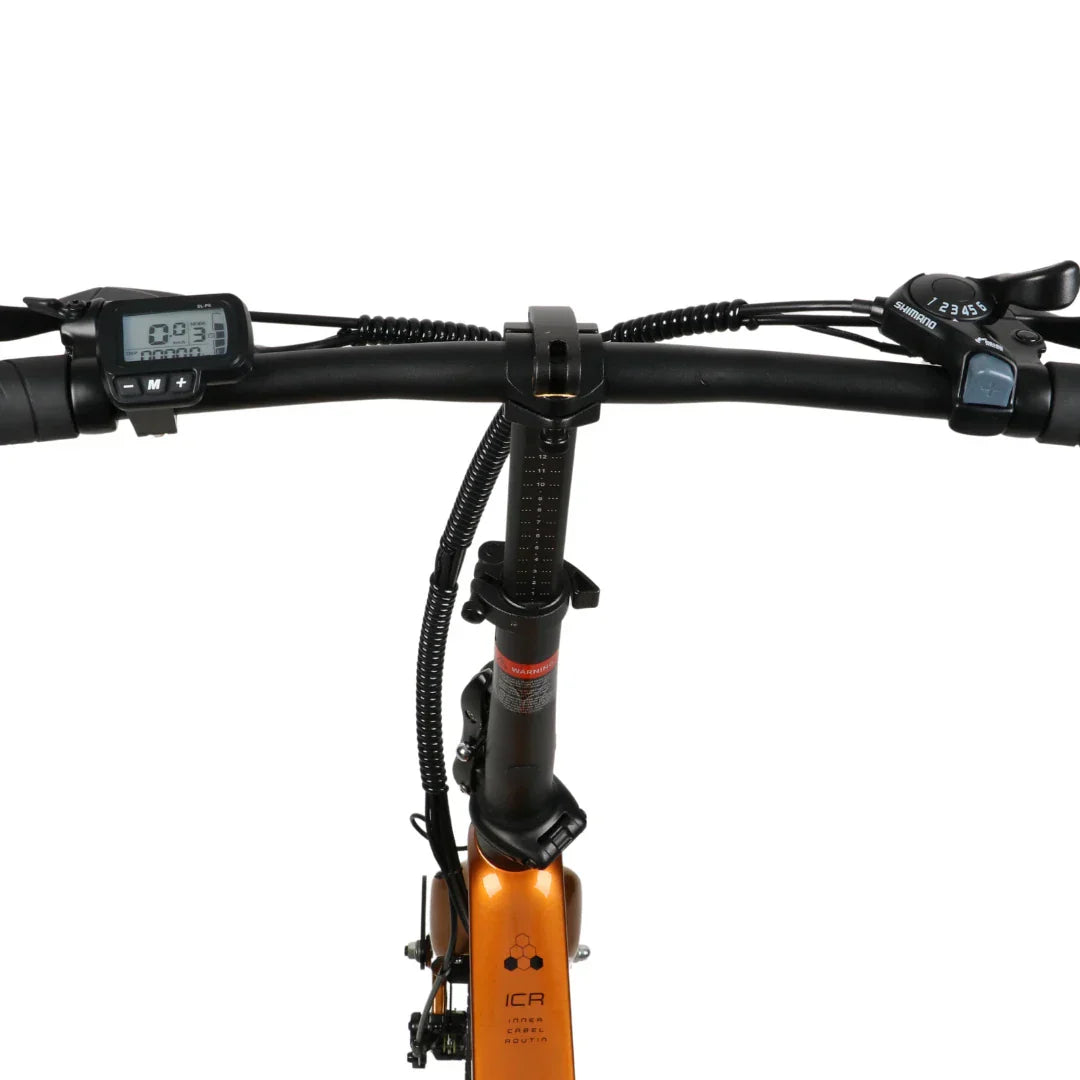 Upravljač električnog bicikla MS Energy i20 s LCD zaslonom i Shimano mjenjačem, pogled sprijeda