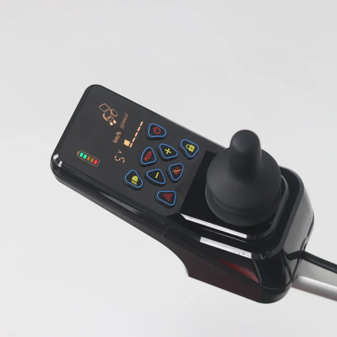 Upravljačka jedinica s joystickom za električni invalidski skuter Mijo MD08 crne boje