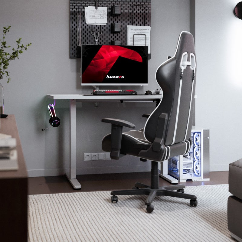 Huzaro Hero 8.1 White električni gaming stol - slika 3