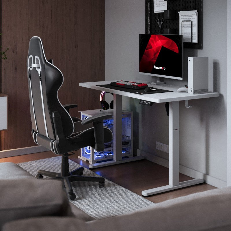 Huzaro Hero 8.1 White električni gaming stol - slika 4