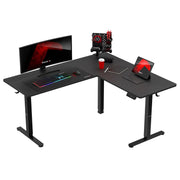 Huzaro Hero 9.5 Black 160 cm kutni električni podizni stol za gaming - slika 1