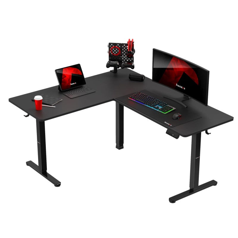Huzaro Hero 9.5 Black 160 cm električni kutni gaming stol - slika 7