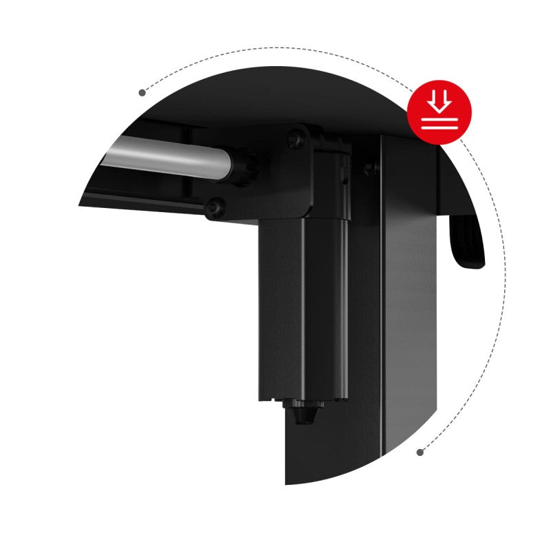 Huzaro Hero 9.5 Black 160 cm kutni električni podizni stol za gaming - slika 42