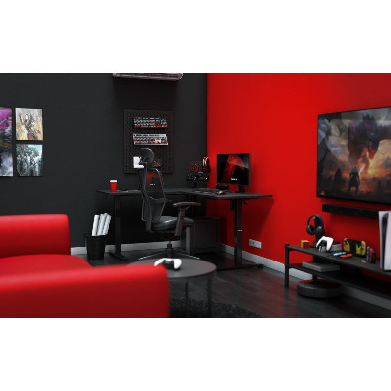 Huzaro Hero 9.5 Black 160 cm kutni električni podizni stol za gaming - slika 51