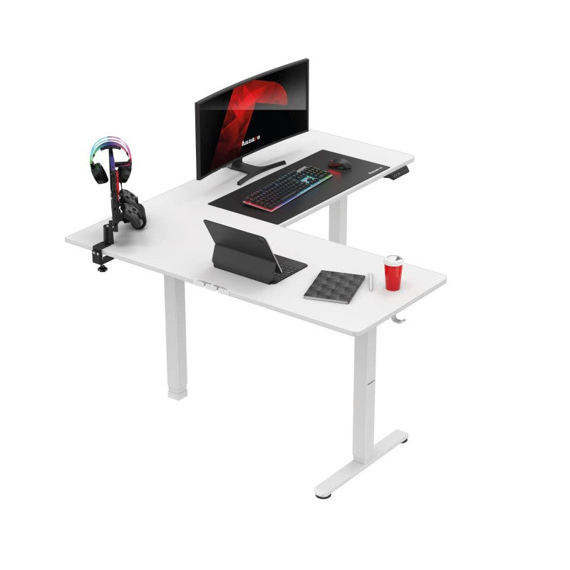 Huzaro Hero 9.5 White 160 cm električni kutni gaming stol - slika 7