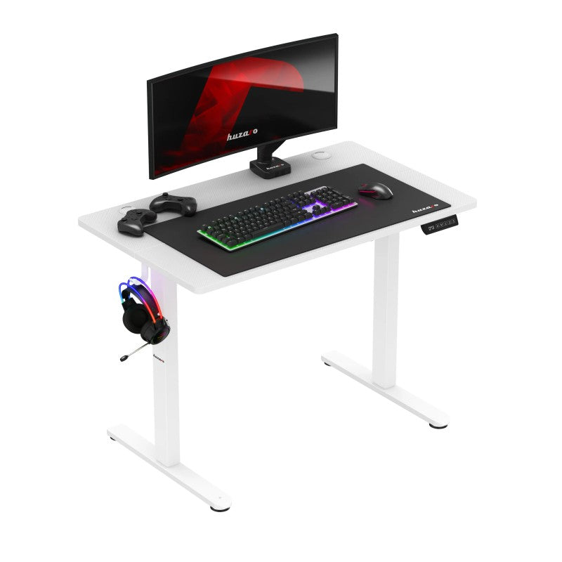 Huzaro Hero 7.9 White 100 cm električni gaming stol - slika 1