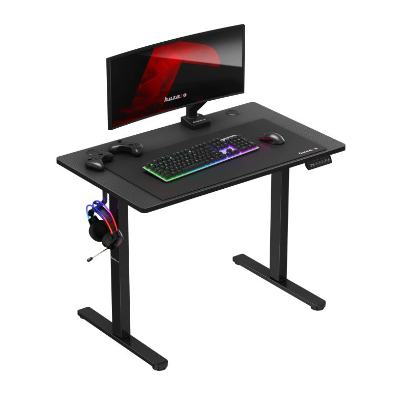 Huzaro Hero 7.9 Black 100 cm električni gaming stol - slika 1