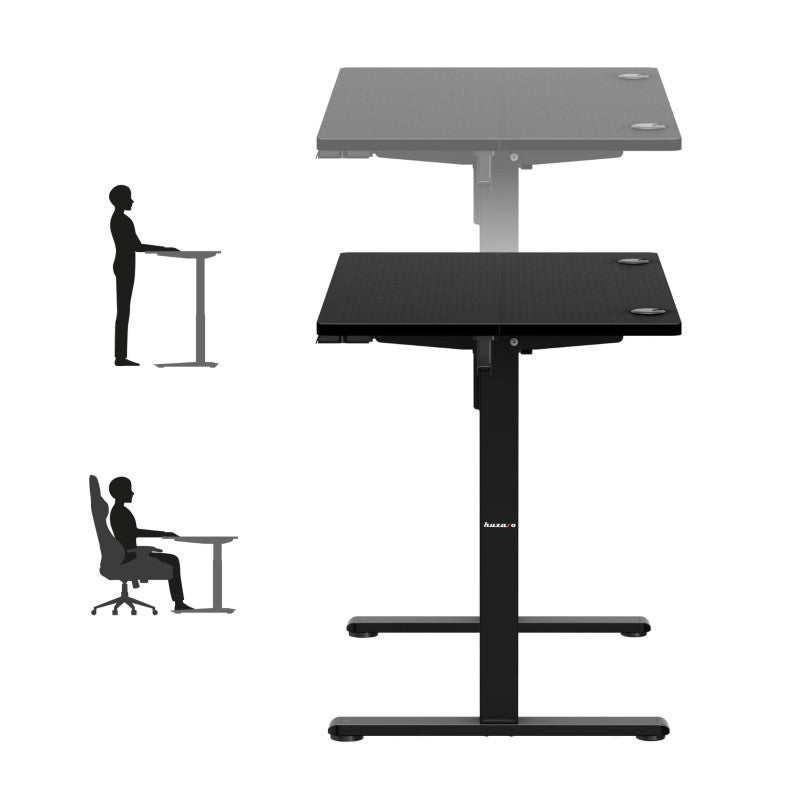 Huzaro Hero 7.9 Black 100 cm električni gaming stol - slika 4