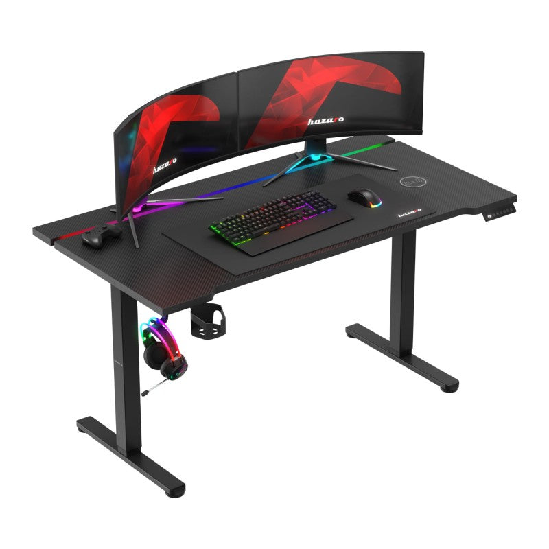 Huzaro Hero 8.7 RGB Black 140 cm električni gaming stol - slika 1