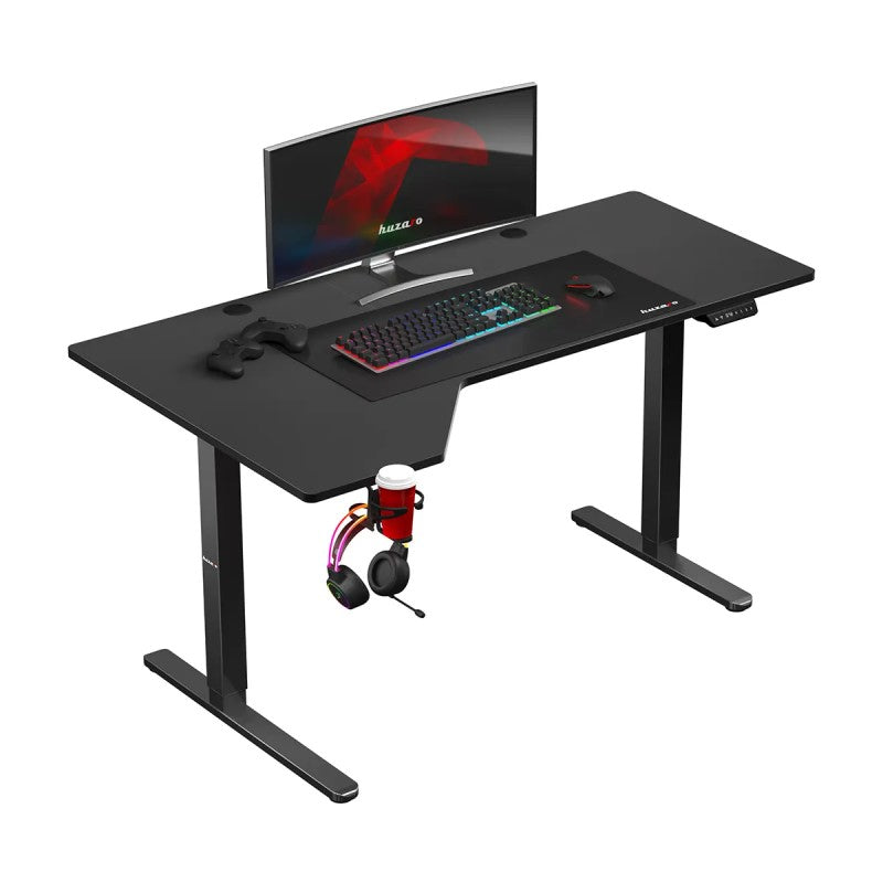 Huzaro Hero 9.1 Black 145 cm gaming stol - slika 1