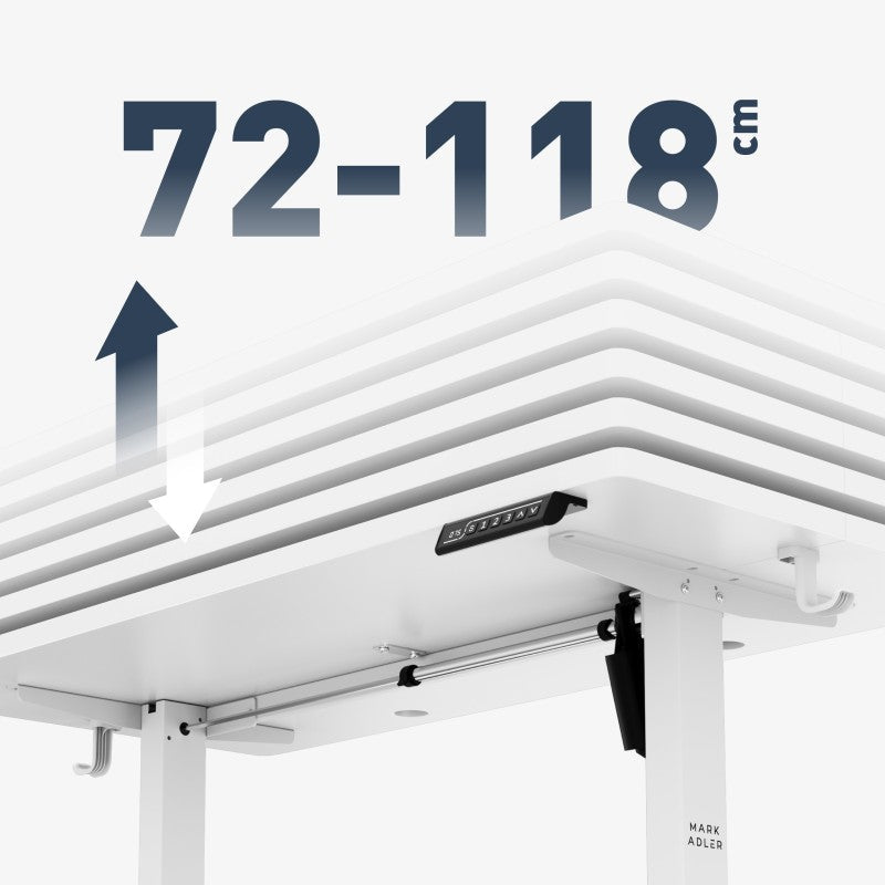 Mark Adler Leader 6.9 White 120 cm električni podizni stol - slika 16