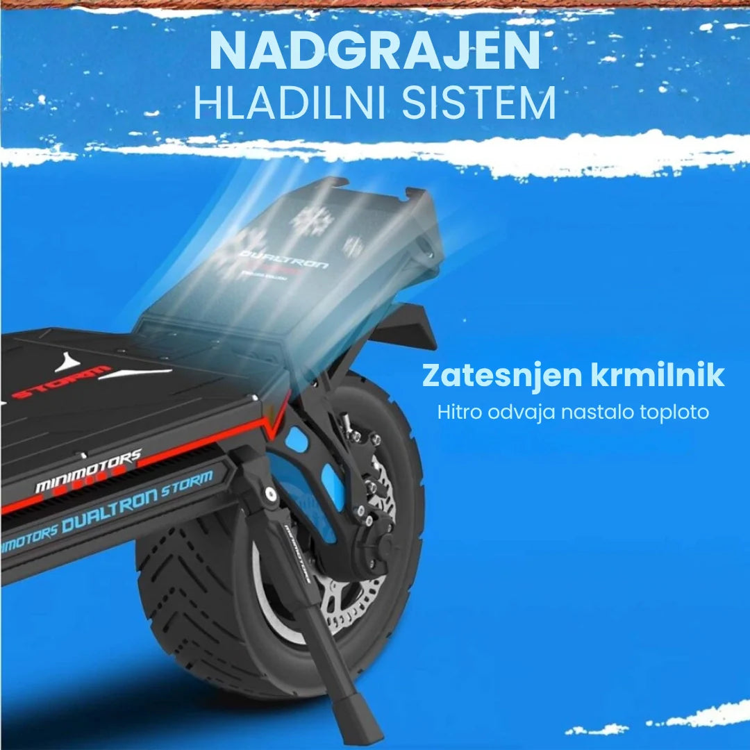 Nadograđen sustav hlađenja kontrolera na električnom romobilu Minimotors Dualtron Storm