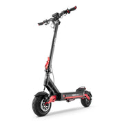 Električni romobil Hiley Tiger Evo GTR crno-crvene boje bočni pogled na bijeloj pozadini
