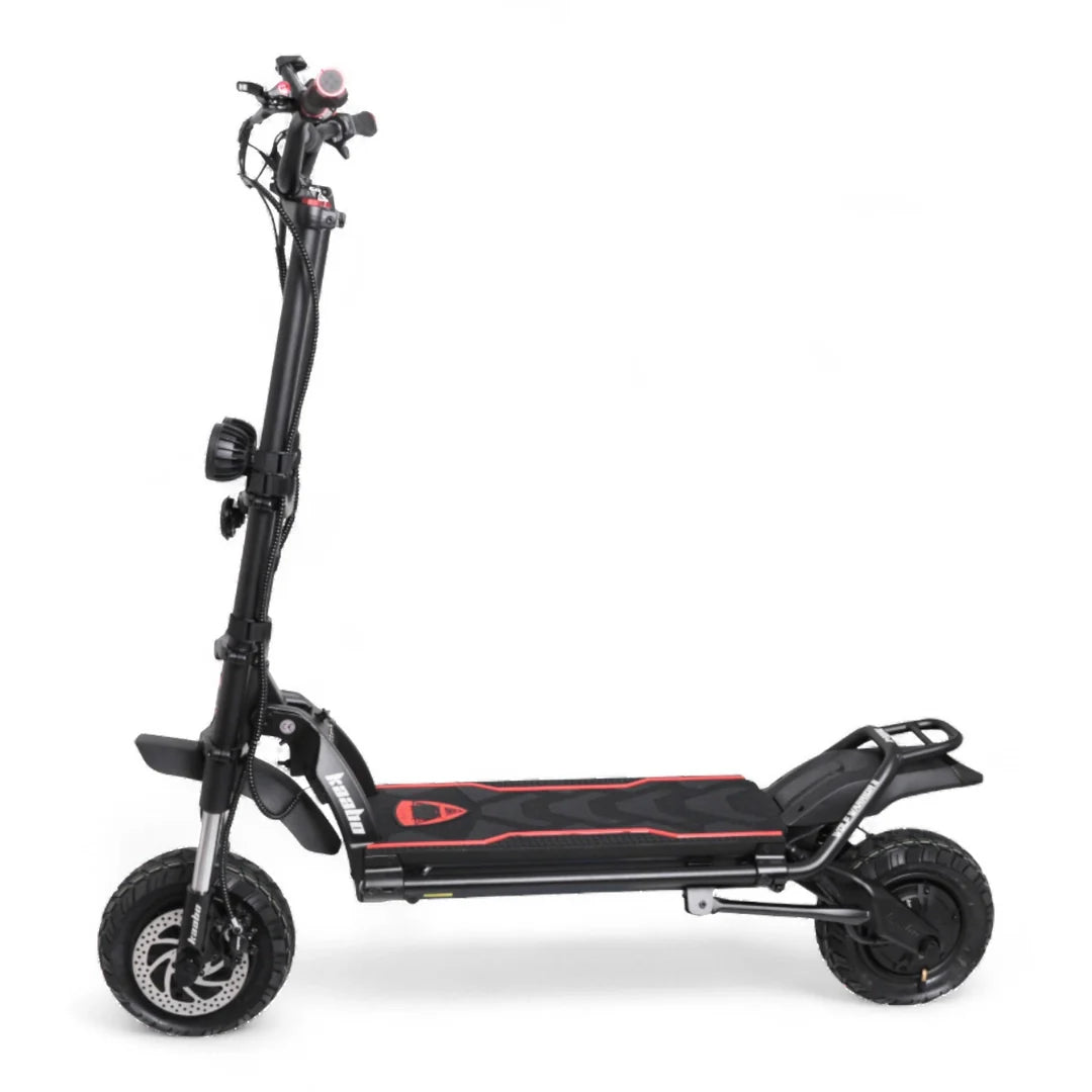 Električni romobil Kaabo Wolf Warrior 11 Max crne boje, bočni pogled na cijeli romobil