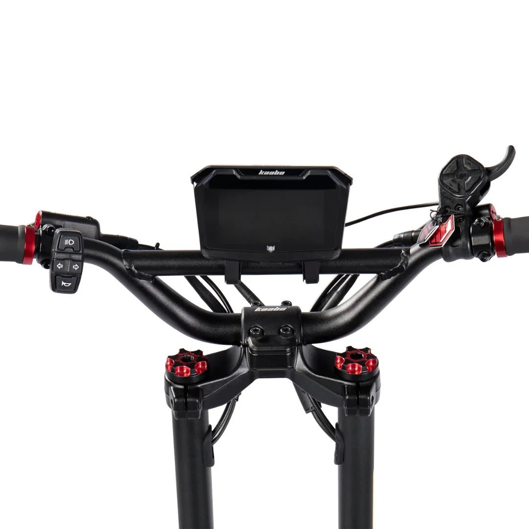 Upravljač električnog romobila Kaabo Wolf Warrior X Plus s detaljnim prikazom zaslona i tipki