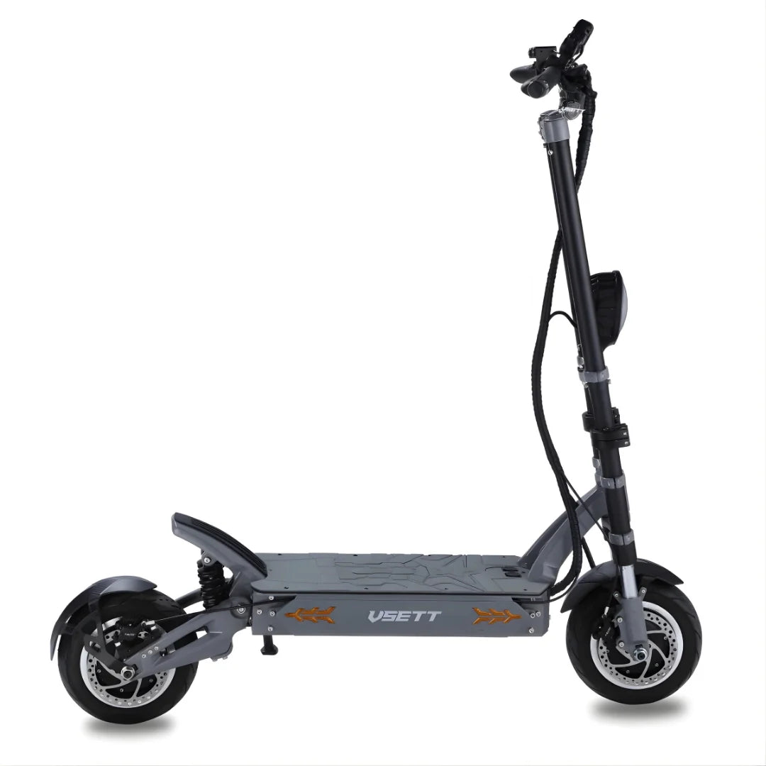 Električni romobil Vsett 11+ sivi profilni prikaz na bijeloj podlozi