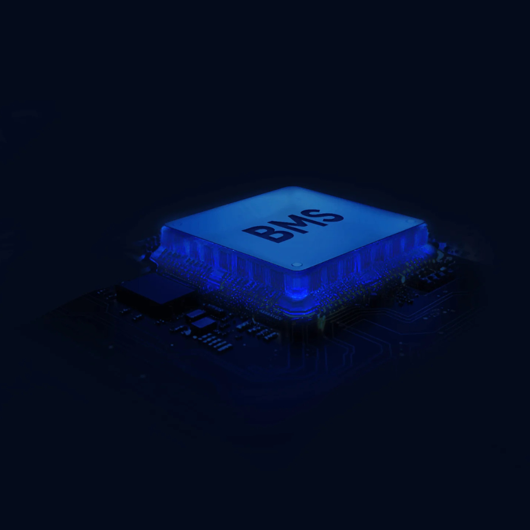 BMS kontroler za električni romobil Xiaomi 5 s plavim LED osvjetljenjem na tiskanoj ploči