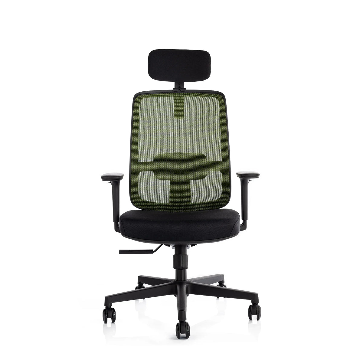 Proizvod je ergonomska uredska stolica, točnije model Ergo Basic. Stolica ima mrežasti naslon za leđa za prozračnost, podstavljeno sjedalo i podesive naslone za ruke. Također uključuje naslon za glavu za dodatnu udobnost, što je čini prikladnom za duge sate korištenja.
