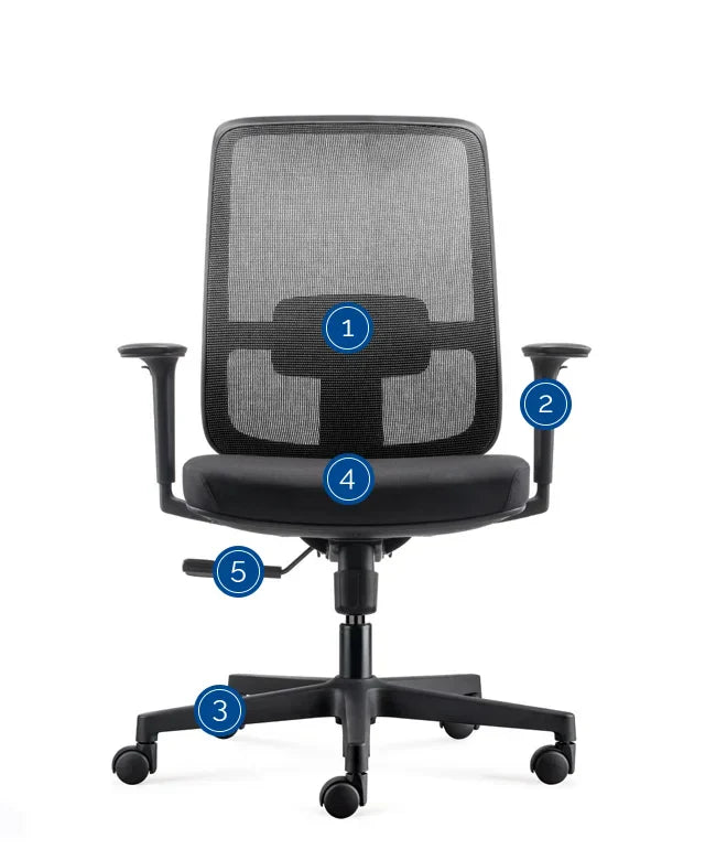 Ergonomska uredska stolica Ergovision Ergo Basic W