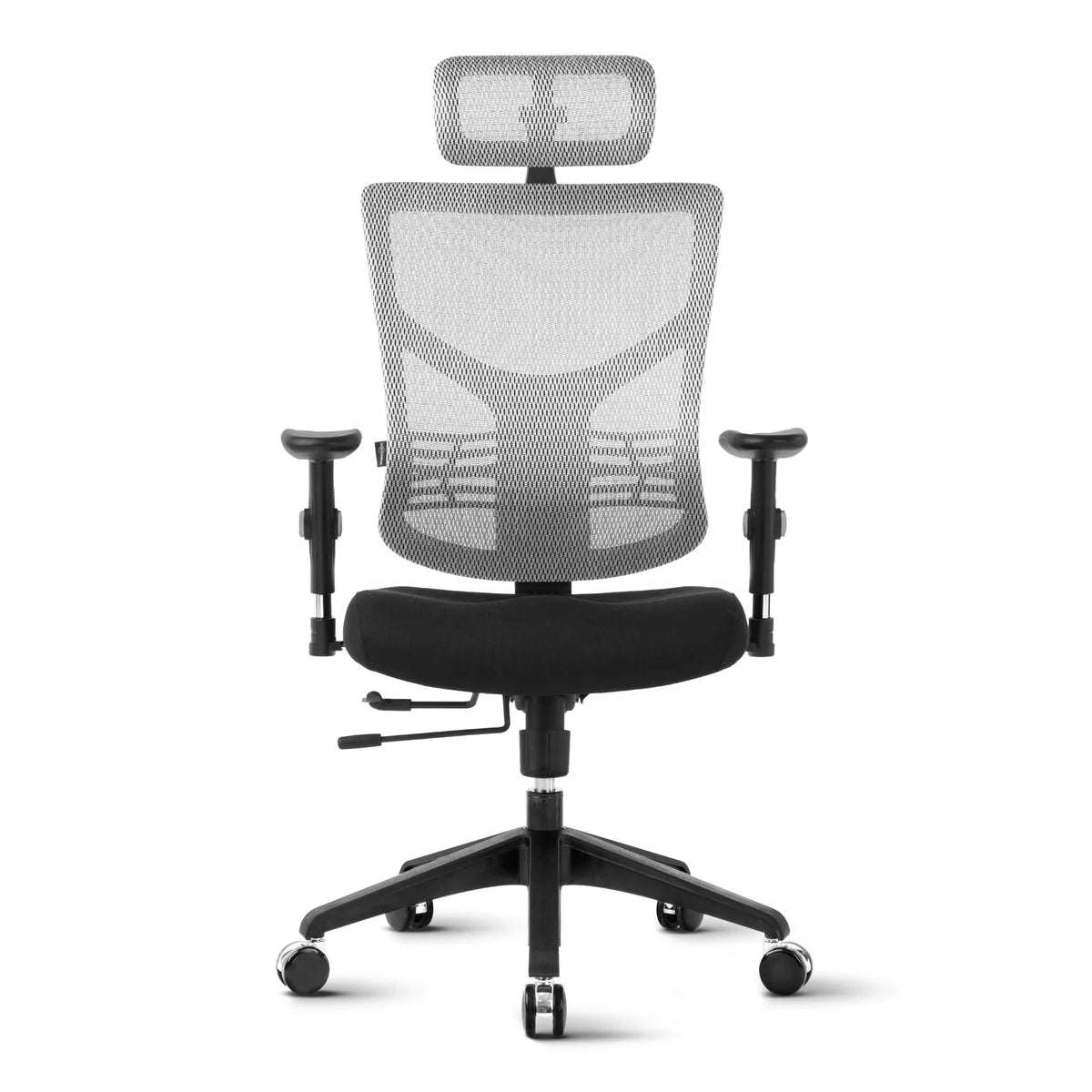 Proizvod je ergonomska uredska stolica, točnije model Essent. Stolica ima mrežasti naslon za leđa za prozračnost, podesivi naslon za glavu i podstavljene naslone za ruke, uz udobno sjedalo. Dizajnirana je za udobnost i potporu tijekom dugih sati sjedenja.