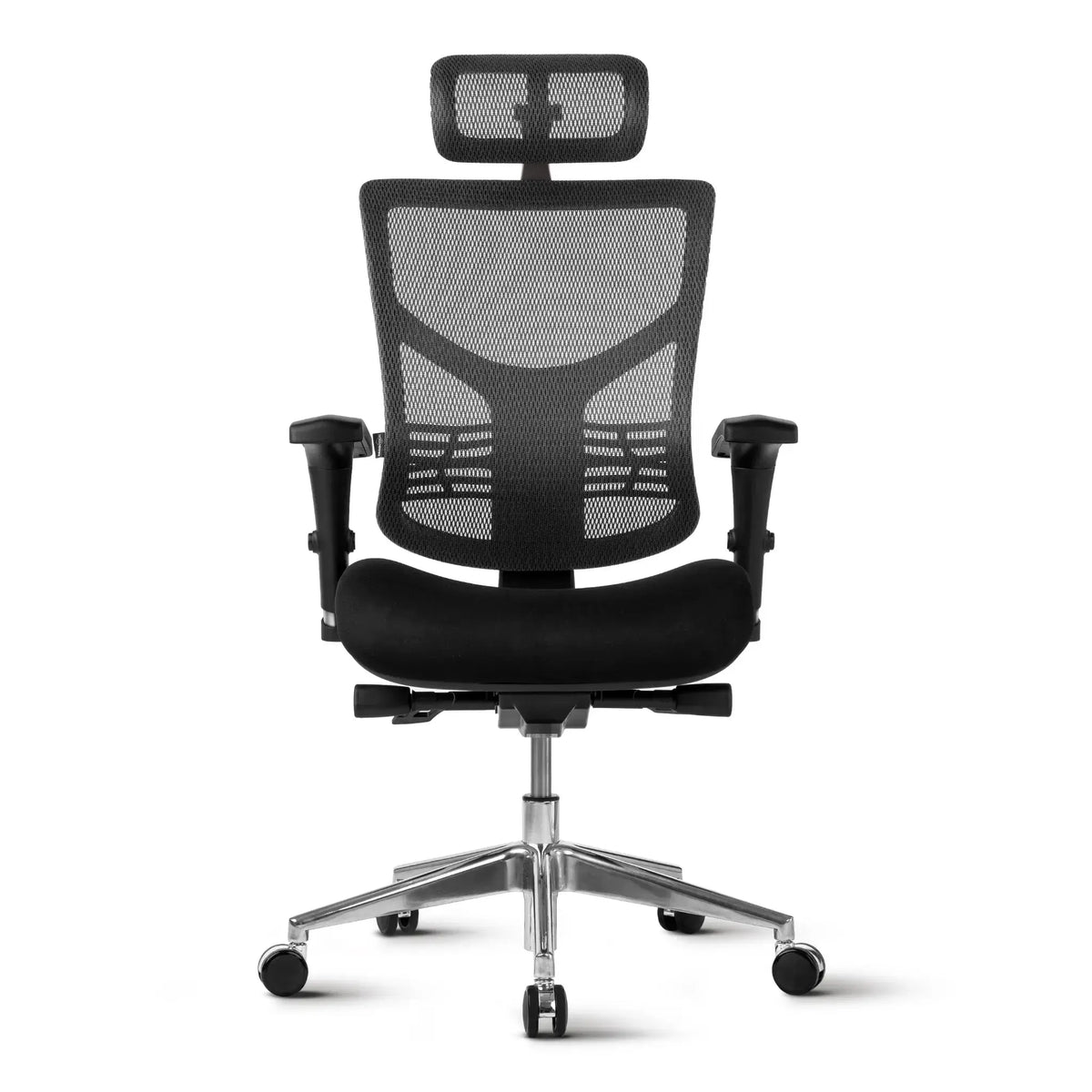 Proizvod je ergonomska uredska stolica, točnije model Essent Plus. Stolica ima mrežasti naslon za leđa za prozračnost, podstavljeno sjedalo za udobnost i podesive naslone za ruke. Dizajnirana je da pruži potporu tijekom dugih sati sjedenja, što je čini prikladnom za uredsku upotrebu.