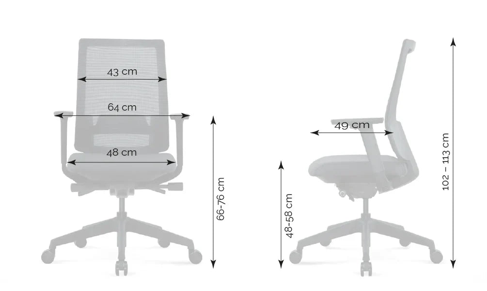 Ergonomska uredska stolica Ergovision Expert W