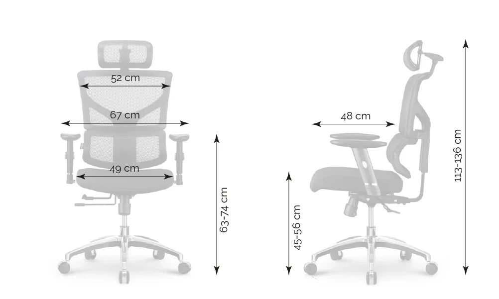 Ergonomska uredska stolica Ergovision Smart Basic