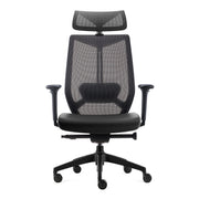 Proizvod je ergonomska uredska stolica, točnije model Spectra. Stolica ima mrežasti naslon za leđa za prozračnost, podstavljeno sjedalo za udobnost i podesive naslone za ruke. Njezin dizajn naglašava potporu i ergonomiju, čineći je prikladnom za duge sate korištenja.