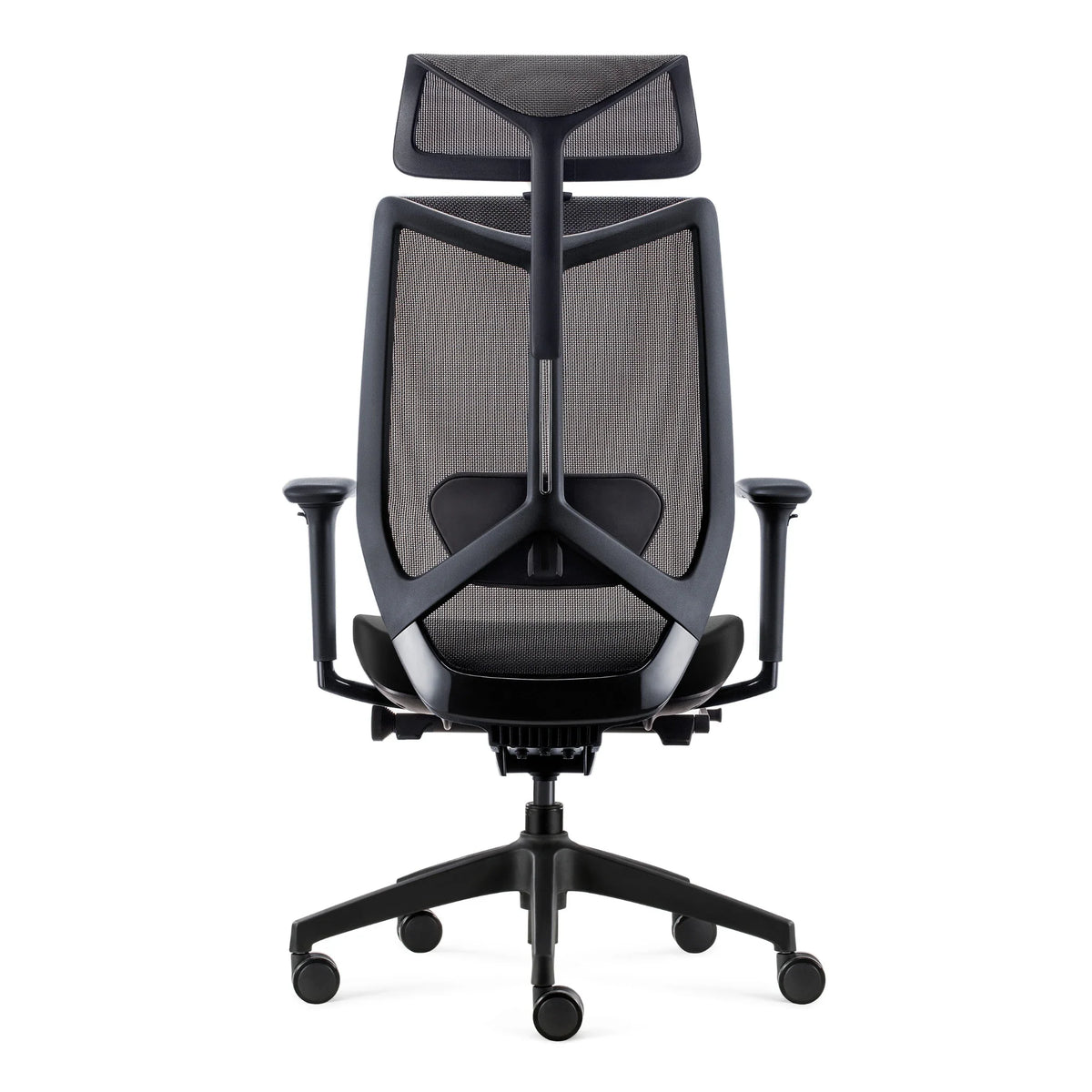 Slika prikazuje ergonomsku uredsku stolicu, točnije model Spectra. Stolica ima moderan dizajn s mrežastim naslonom za leđa i naslonom za glavu, pružajući potporu i ventilaciju. Ima podesive naslone za ruke i čvrstu bazu s kotačićima za mobilnost, što je čini prikladnom za duge sate korištenja u uredskom okruženju.