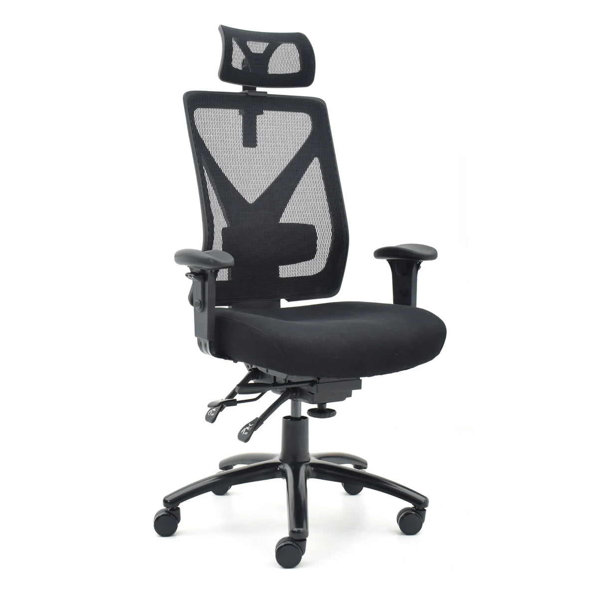 Proizvod je ergonomska uredska stolica, točnije model Titan. Stolica ima mrežasti naslon za leđa za prozračnost, mekano sjedalo za udobnost i podesive naslone za ruke. Dizajnirana je kako bi pružila potporu i promicala dobro držanje tijekom dugih sati sjedenja.