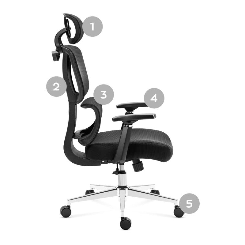 Mark Adler Expert 4.6 Black ergonomska stolica - slika 15