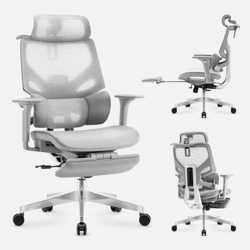 Mark Adler Expert 8.7 Grey mrežasta ergonomska stolica - slika 16