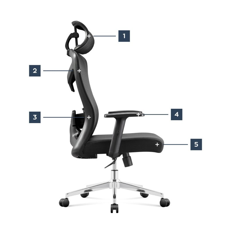 Mark Adler Ergonomska uredska stolica Manager 2.6 Black - slika 10