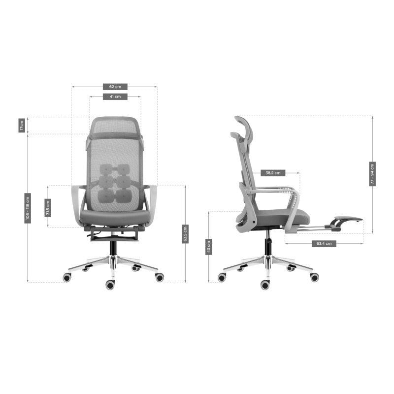 Mark Adler Manager ergonomska stolica 3.6 Grey - slika 14