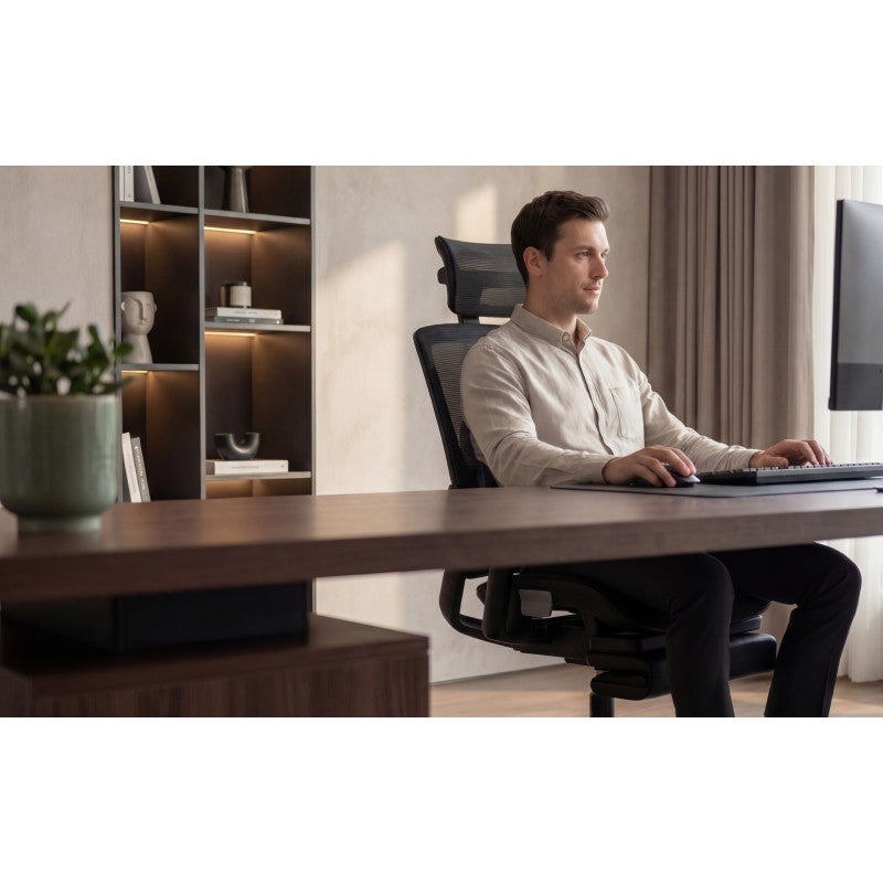 Mark Adler Ergonomska stolica s osloncem za noge Expert 9.3 Black - slika 17