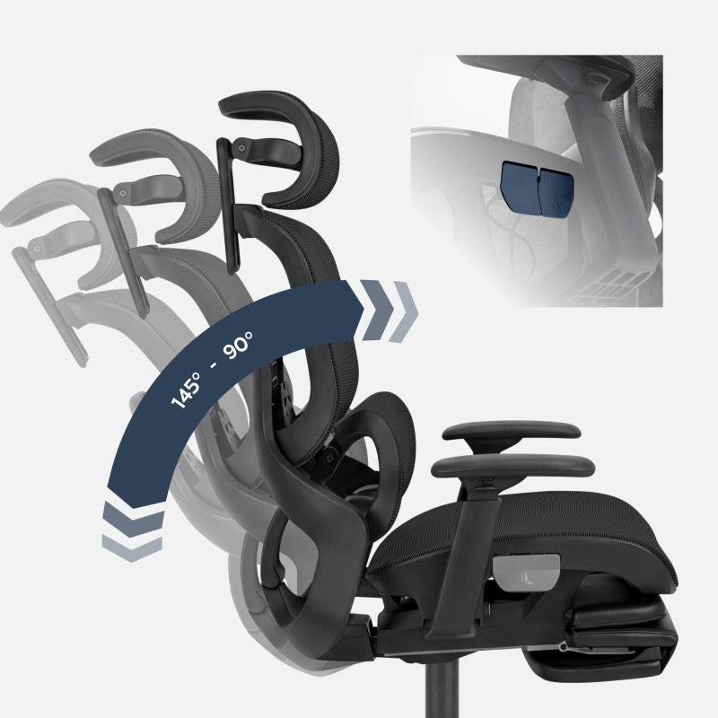 Mark Adler Ergonomska stolica s osloncem za noge Expert 9.3 Black - slika 23