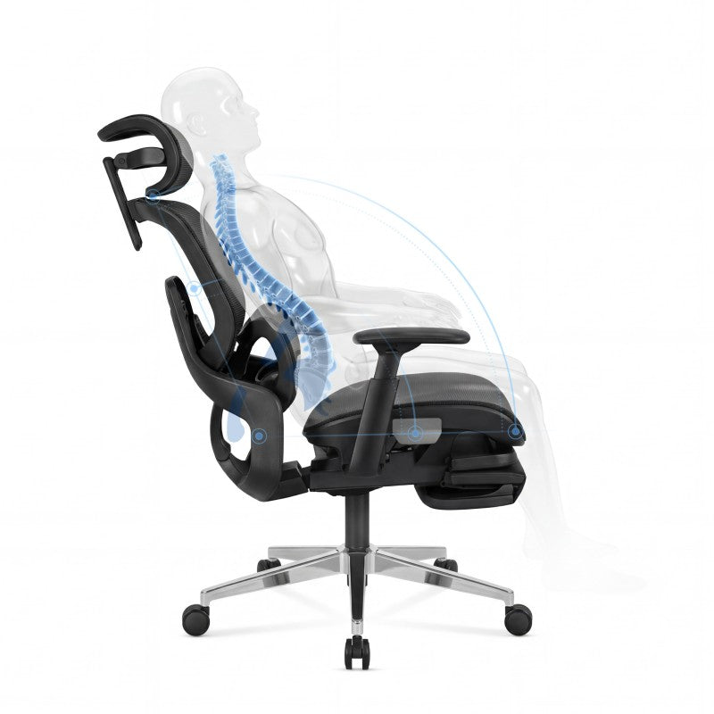 Mark Adler Ergonomska stolica s osloncem za noge Expert 9.3 Black - slika 24