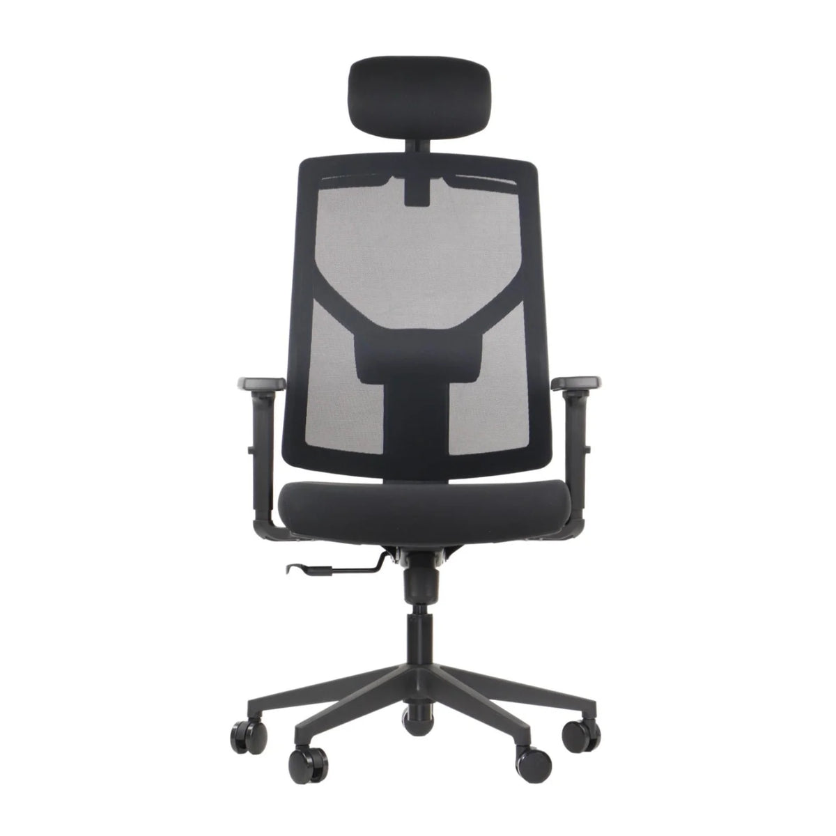 Proizvod je ergonomska uredska stolica, model "Curtiz". Stolica ima mrežasti naslon za leđa za prozračnost, podstavljeno sjedalo za udobnost i podesive naslone za ruke. Dizajnirana je da pruži potporu tijekom dugih sati sjedenja, što je čini prikladnom za uredsku uporabu.