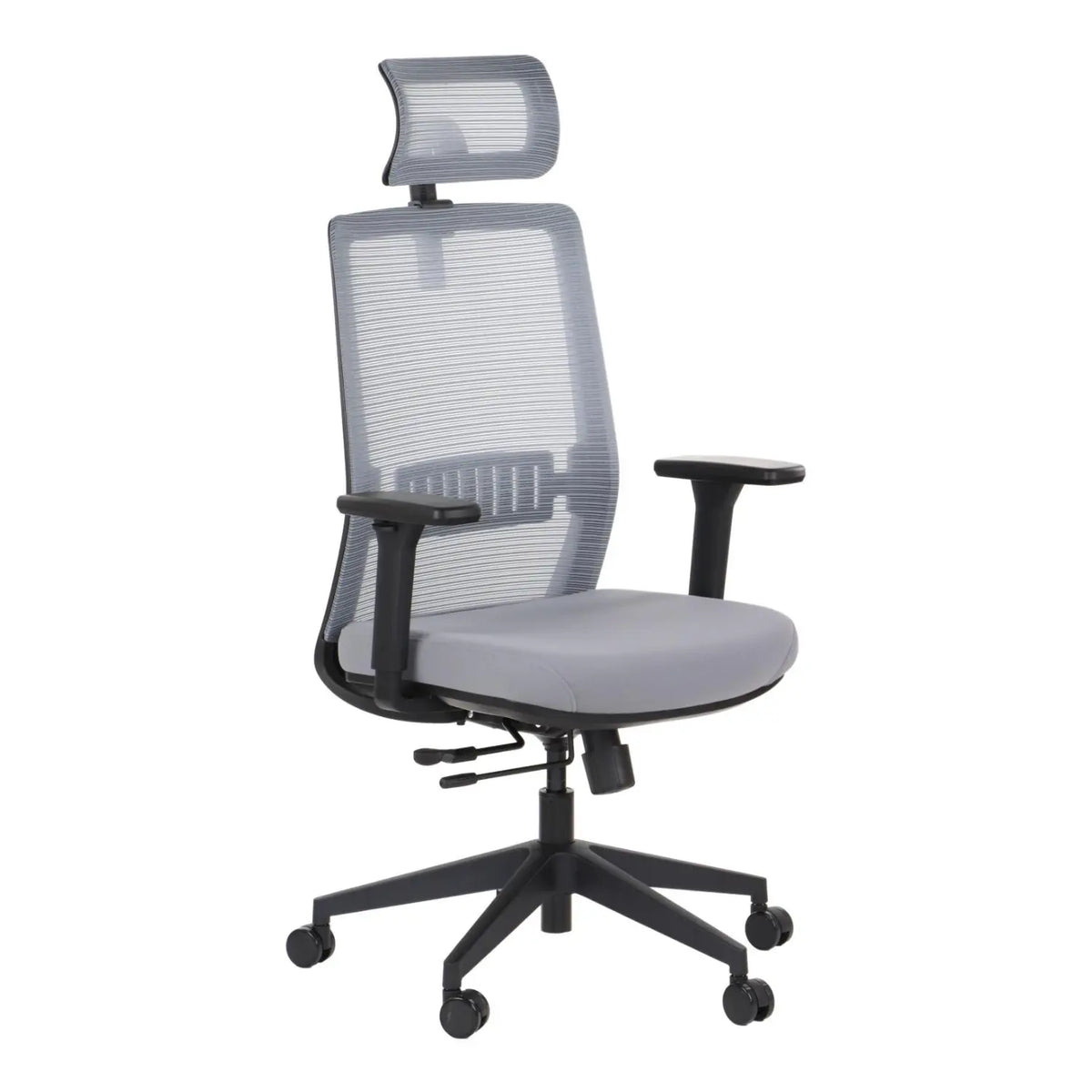 Proizvod je ergonomska uredska stolica, točnije model Cutler. Stolica ima mrežasti naslon za leđa za prozračnost, podstavljeno sjedalo u svijetlosivoj boji i podesive naslone za ruke. Također uključuje naslon za glavu i bazu s pet krakova s kotačićima za mobilnost.