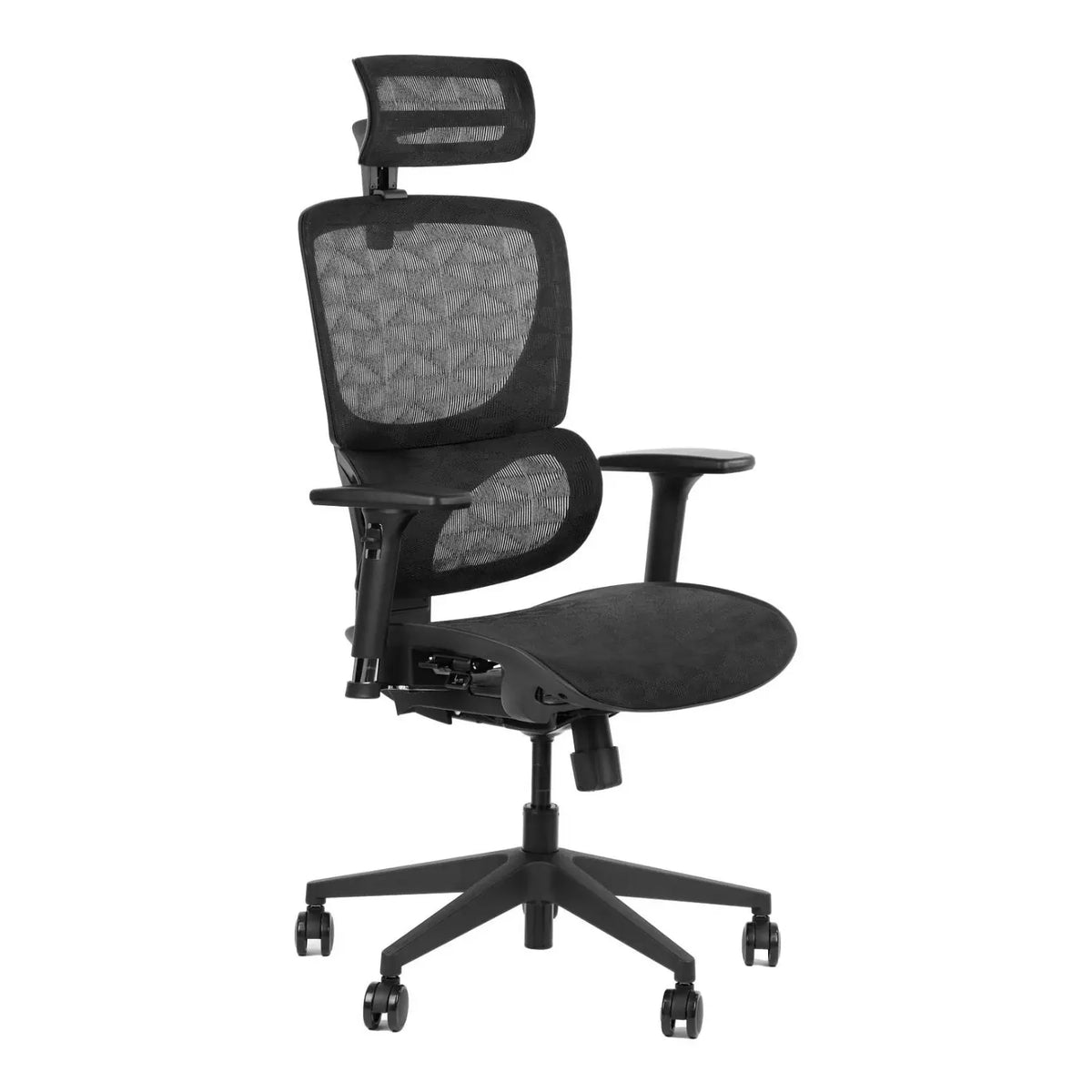 Proizvod je ergonomska uredska stolica marke Ergonew, model S1. Stolica ima mrežasti naslon za leđa i sjedalo za prozračnost, podesivi naslon za glavu i naslone za ruke, zajedno s bazom s pet krakova na kotačićima za mobilnost.