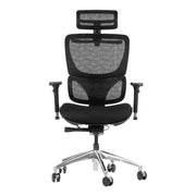 Proizvod je ergonomska uredska stolica, točnije model Ergonew S1A. Stolica ima mrežasti naslon za leđa za prozračnost, podesive naslone za ruke i podstavljeno sjedalo, a sve to podržava kromirano postolje s rotirajućim kotačićima za mobilnost.